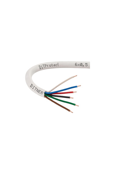 Bitner Cablu de alarmă și interfon BiTprotect YTDY 6X0,5 - 100M