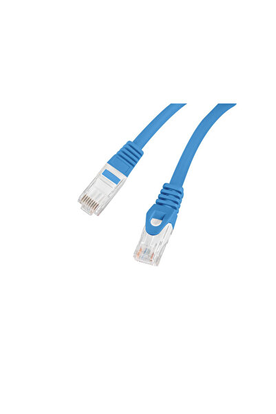 Lanberg Cordon de patch UTP cat.6 3m LSZH CU, a trecut testul Fluke, albastru