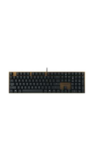 Cherry KC 200 MX klawiatura USB QWERTY Angielski Czarny, BrƒÖz
