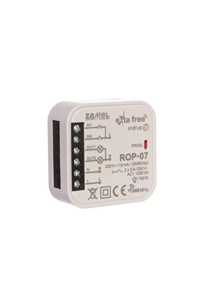 ZAMEL Receptor radio bidirecțional cu 2 canale ROP-07 EXF10000104