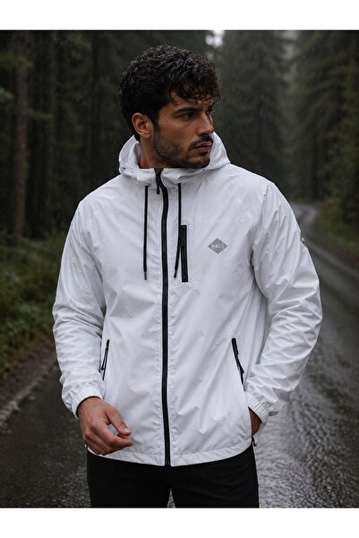 Gül Maison Men's Seasonal Hooded Windbreaker New Season Lightweight Fabric Li...