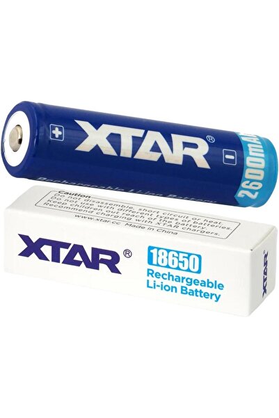XTAR ACUMULATOR 18650 3,7V 2600MAH LI-ION CU PROTECȚIE 18650-2600
