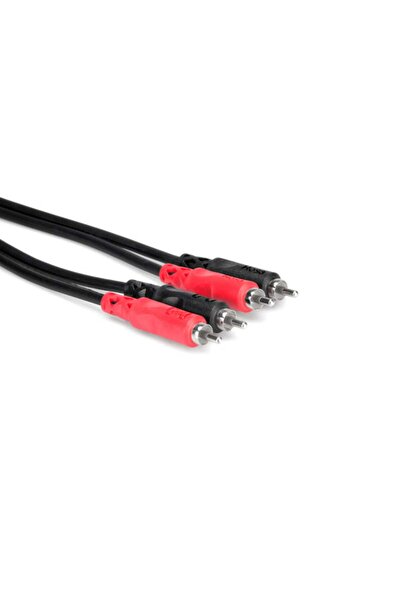 HOSA Cablu RCA (Cinch) x2 - RCA (Cinch) x2 2m negru (CRA-202)