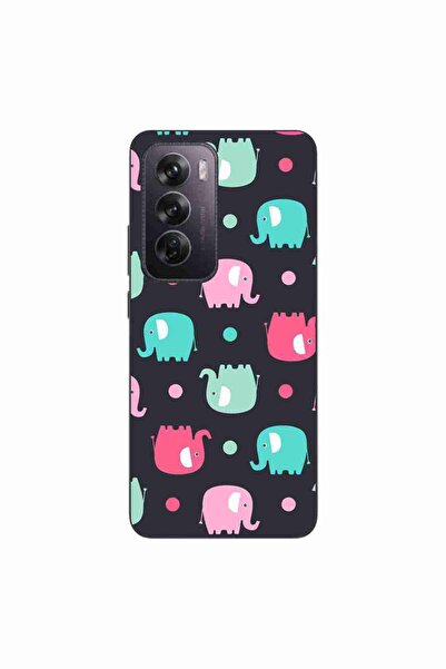 OEM Husa compatibila cu Oppo Reno12 Pro Silicon Gel Tpu Model Pattern Elefant