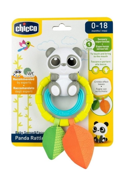 Chicco Zornăitoare și jucărie de mestecat Panda