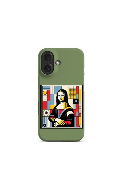 KaffCase iPhone 16 Compatible Mona Lisa Painting Design Phone Case