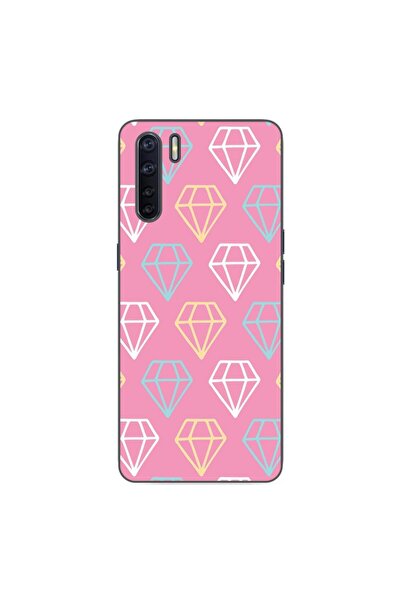 OEM Husa compatibila cu Oppo A91 Silicon Gel Tpu Model Diamond Pattern Doodles
