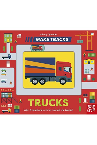 Nosy Crow Ltd Make Tracks: Trucks Board book – Big Book