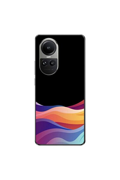 OEM Husa compatibila cu Oppo Reno10 5G Silicon Gel Tpu Model Neon Waves