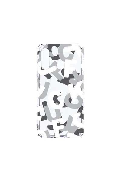 bestcase Διαφανής Θήκη Σιλικόνης 2MM, Συμβατή με Huawei P30 Lite, Σχέδιο FCK,...