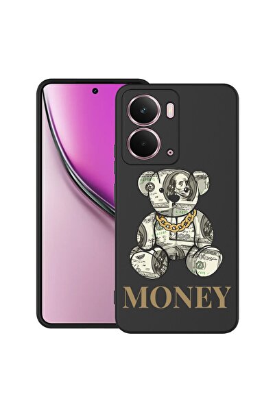 bestcase Θήκη για Realme P3 με σχέδιο αρκουδάκι και χρήματα, TPU Ματ Εξαιρετι...