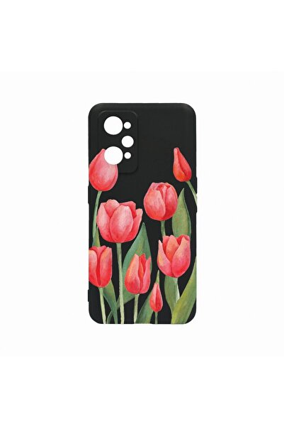 bestcase Θήκη Σιλικόνης, Συμβατή με Realme GT Neo 3T, Κόκκινες Τουλίπες, Ανθε...