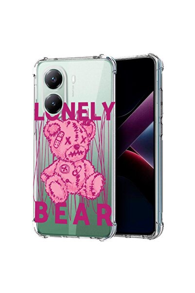 bestcase ¬Æ Husa compatibila Poco X7 Pro 5G, Anti Shock 1.5MM, Teddy Bear Lon...