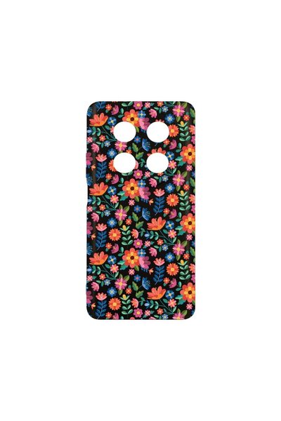 bestcase Λεπτή Θήκη Σιλικόνης 0.8MM, Συμβατή με Huawei Nova 12i, Σχέδιο Λουλο...