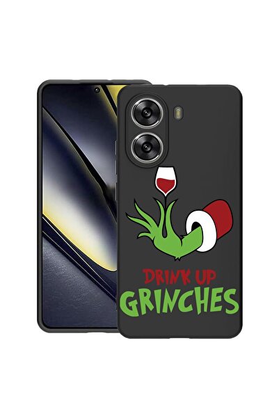 bestcase ¬Æ Husa pentru Poco X7 Pro 5G, Grinches - Drink Up, Slim Silicon 0.8...