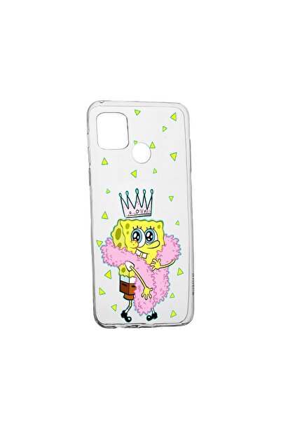 bestcase Husa Silicon SpondeBob, Compatibila Cu Realme C25Y, rezistenta la uz...