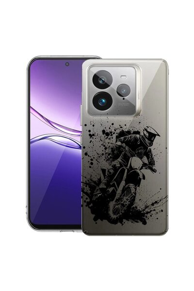 bestcase ¬Æ Husa pentru Realme GT 7 Pro cu Design MotoCross, Clear Slim Silic...
