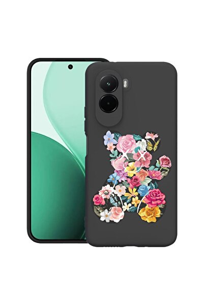 bestcase ¬Æ Husa TPU Ultra Slim Compatibil cu Poco M7, cu Design Teddy Bear C...