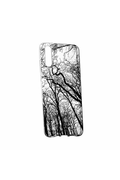 bestcase Husa Silicon, Transparent, Slim, Forest, Huawei P20 Plus