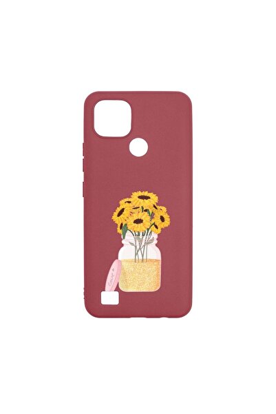 bestcase Husa Silicon, Compatibila Cu Realme C21, Sun Flower, rezistenta la u...