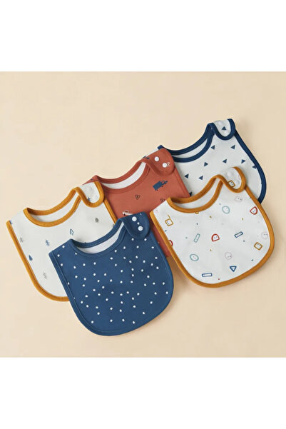 Choice1 Car 5 Pcs/set Baby Bibs U-shaped Infant Saliva Towel Easy to Wipe Kid...