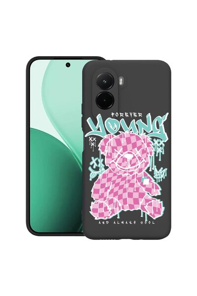 bestcase Υπέρλεπτη Θήκη TPU Συμβατή με Poco M7, με σχέδιο Αρκουδάκι  "Αιώνια ...