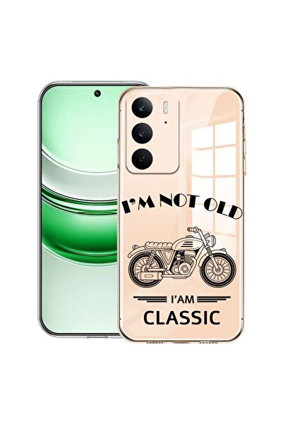 bestcase Прозрачен силиконов калъф за Realme C71, Не съм стар, аз съм класика...