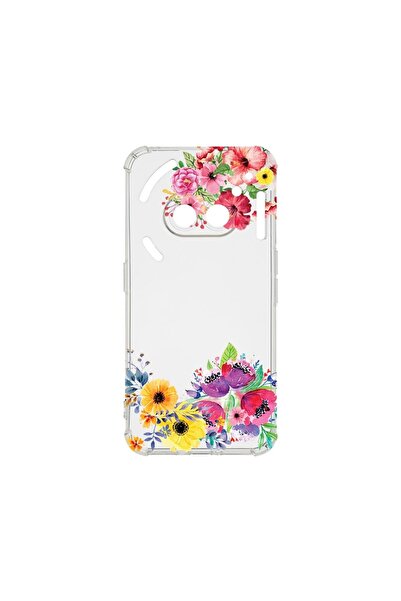 bestcase ¬Æ Husa Anti Shock 1.5MM, Compatibila Cu Nothing Phone 2a, Flowers, ...