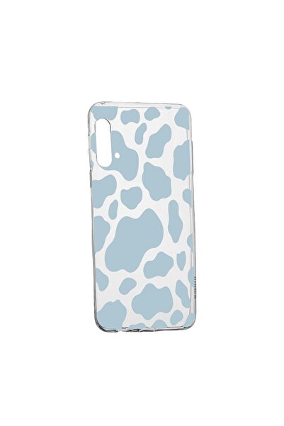 bestcase Husa Silicon Compatibila Cu Realme X50, Blue Cow, rezistenta la uzur...