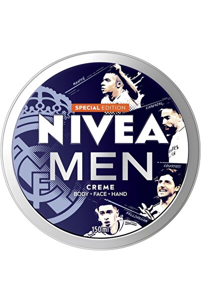 NIVEA Set of 2 x Men Face Cream Real Madrid Special Edition, 150 ml