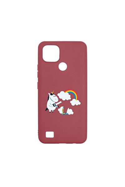 bestcase Husa Silicon, Compatibila Cu Realme C21, Unicorn Rainbow, rezistenta...