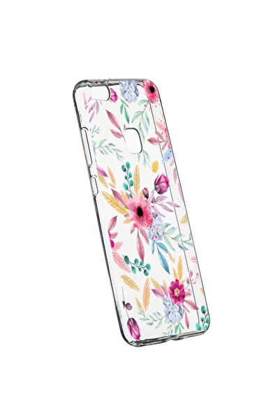 bestcase Θήκη σιλικόνης, Διάφανη, Λεπτή, Χαρούμενα Λουλούδια, Huawei P10 LITE