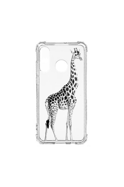 bestcase Husa Anti Shock Silicon Compatibila Cu Huawei P30 Lite, Giraffe, Mil...