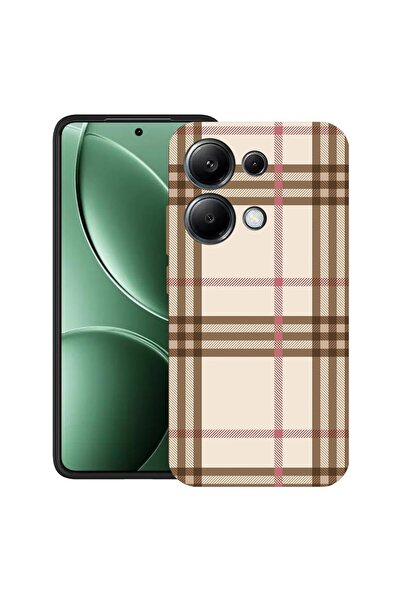 bestcase Калъф за Poco M6 Pro 4G / Xiaomi Redmi Note 14 Pro 4G с кариран диза...