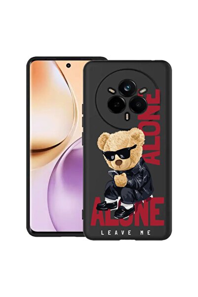 bestcase Калъф за Realme 14 Pro 5G, Мече  "Оставете ме на мира ", Тънък силик...