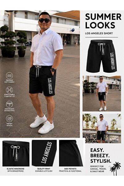 ARROW شورتات صيفية للرجال من LA MEN'S SUMMER STREETWEAR