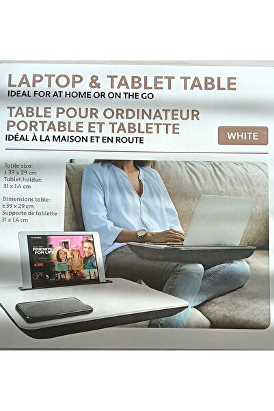 OEM Portable laptop and tablet stand with ergonomic knee cushion, phone/table...