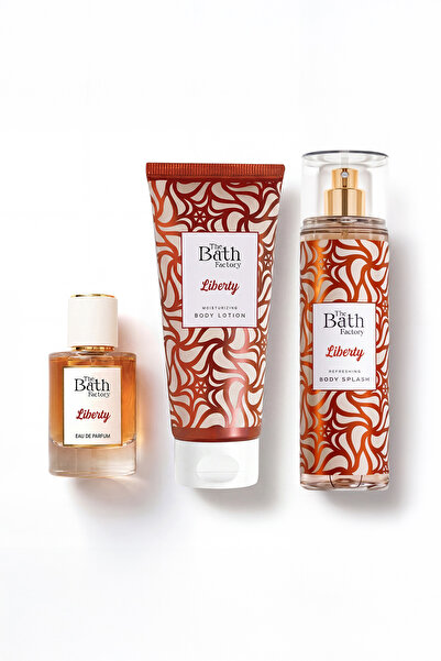 THE BATH FACTORY Liberty Parfüm 50 Ml + Liberty Vücut Spreyi 200 Ml + Liberty...