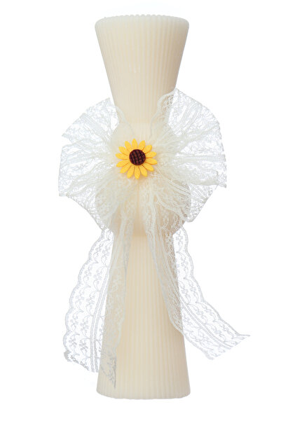 Recostore Lumanare botez traditionala, lumanare tip clepsidra, 26×6 cm, Recos...