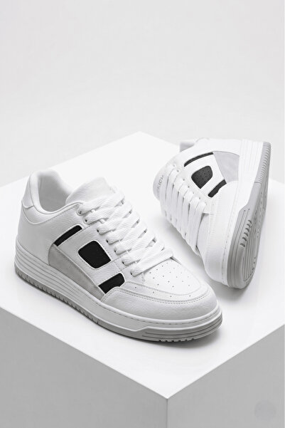 Zerenyus Zrc2410 High Quality High Sole Men's Sneaker White Black