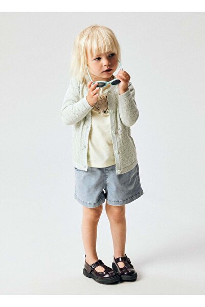 name ıt Shorts Light Blue Denim