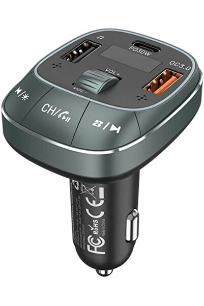 Vention Πομπός FM Αυτοκινήτου Fflb0 με Type-C / USB