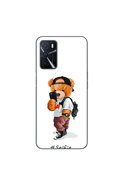 OEM Husa compatibila cu Oppo A16 Silicon Gel Tpu Model Bear Teddy Selfie