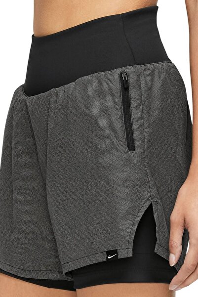 Nike Run Division 2 in 1 Reflective Shorts 8cm Kadın Taytlı 2 Cepli Reflektör...