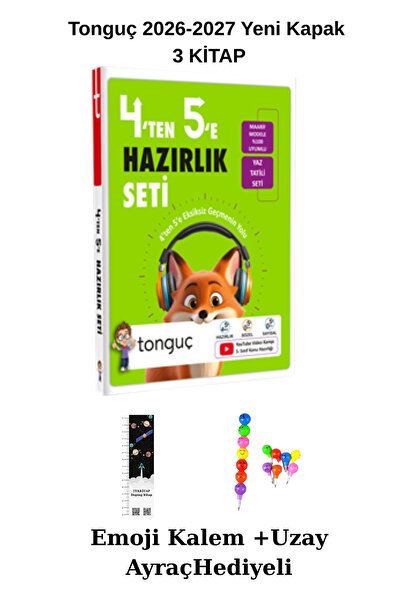 Tonguç Yayınları Tonguç 4 ten 5 e Hazırlık SETİ (3 KİTAP) 2027 MAARİF MODELİ ...