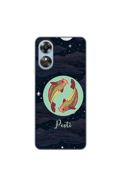 OEM Θήκη συμβατή με Oppo A17 Σιλικόνης Gel TPU με σχέδιο Ωροσκόπιο Ιχθύες