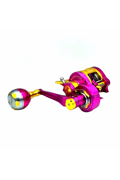 Jigging Master Gangster PE Micro (Sol Kol) Pink Gold Jig Olta Makinesi