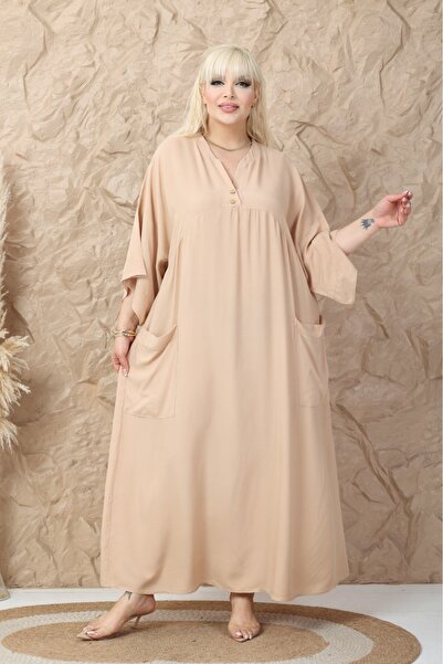 mervemoda Rochie țesuta de damă marime mare