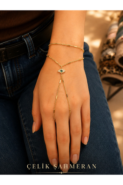 Jack Ferrero Gold Color Steel Zircon Stone Minimal Shahmeran