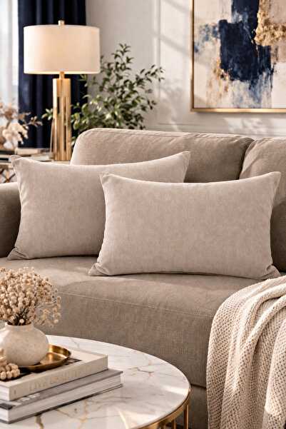 BURCIN HOME طقم غطاء وسادة من الحجر مقاس 30x50، مجموعة من قطعتين، غطاء وسادة ...